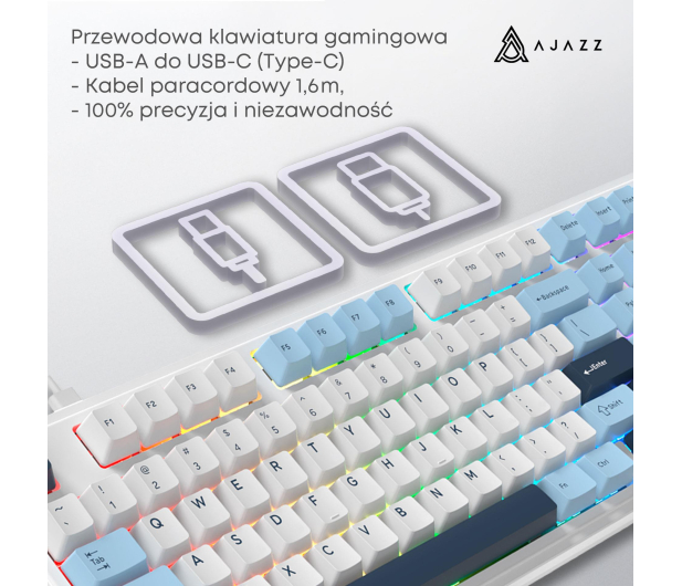 Ajazz AK980 Magnetic Switch biała - 1536375 - zdjęcie 11